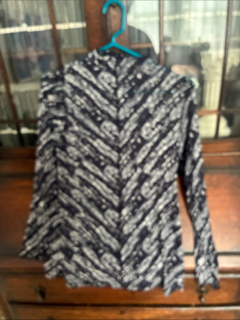 Mesh Logo Long Sleeve Top